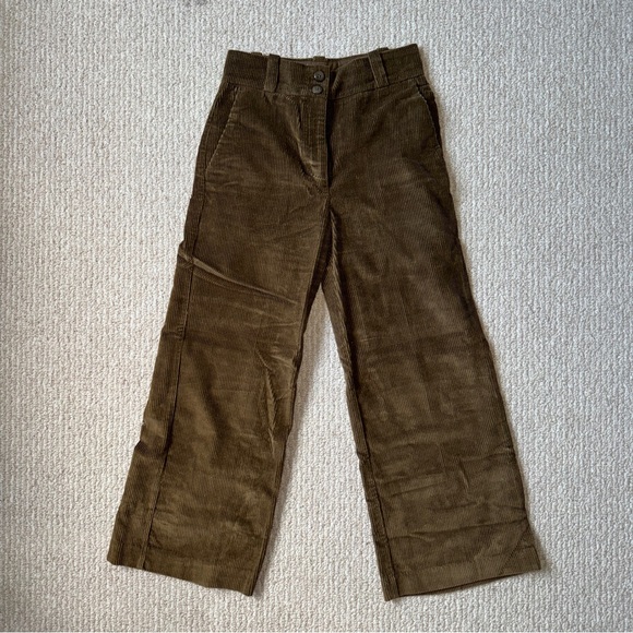 Mango Pants - MANGO Corduroy high waisted pants